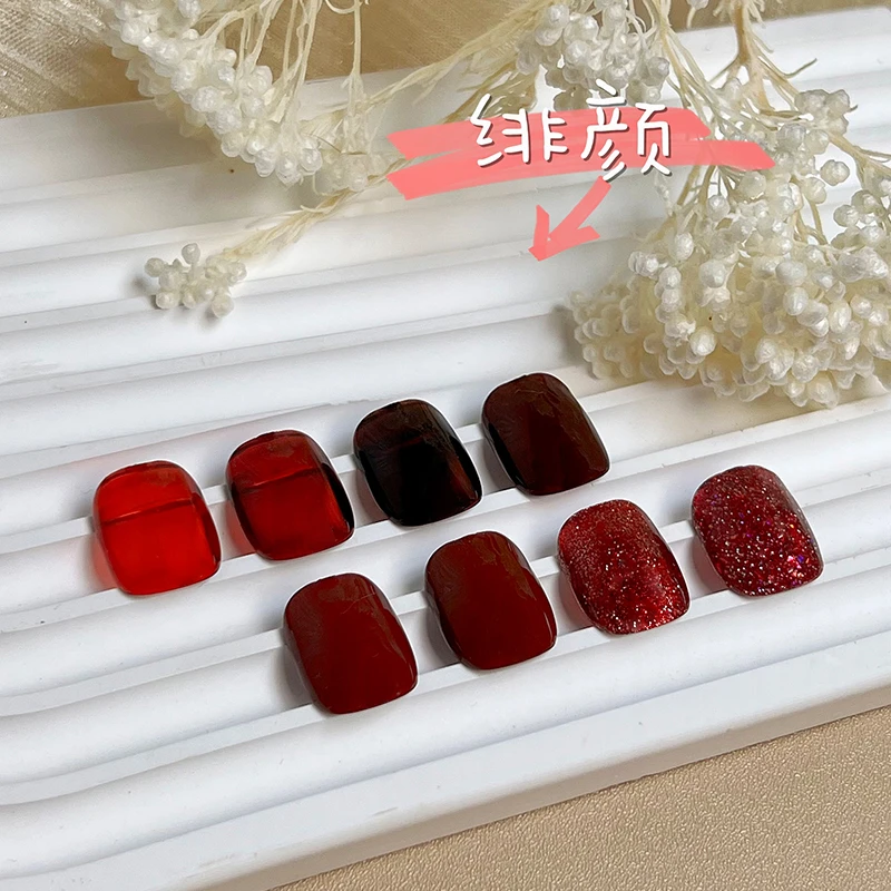 美甲甲油胶秋冬显白百搭日常新色绯颜系列皮皮专属秋冬百搭新色系