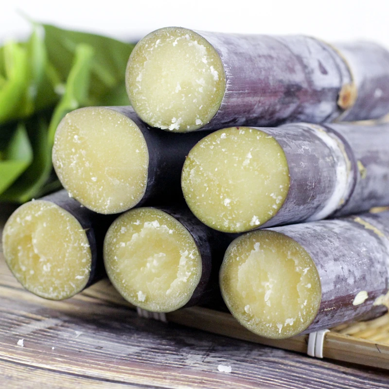 广西黑皮甘蔗9斤/5斤装脆甜多汁整箱包邮精选中段水果甘蔗