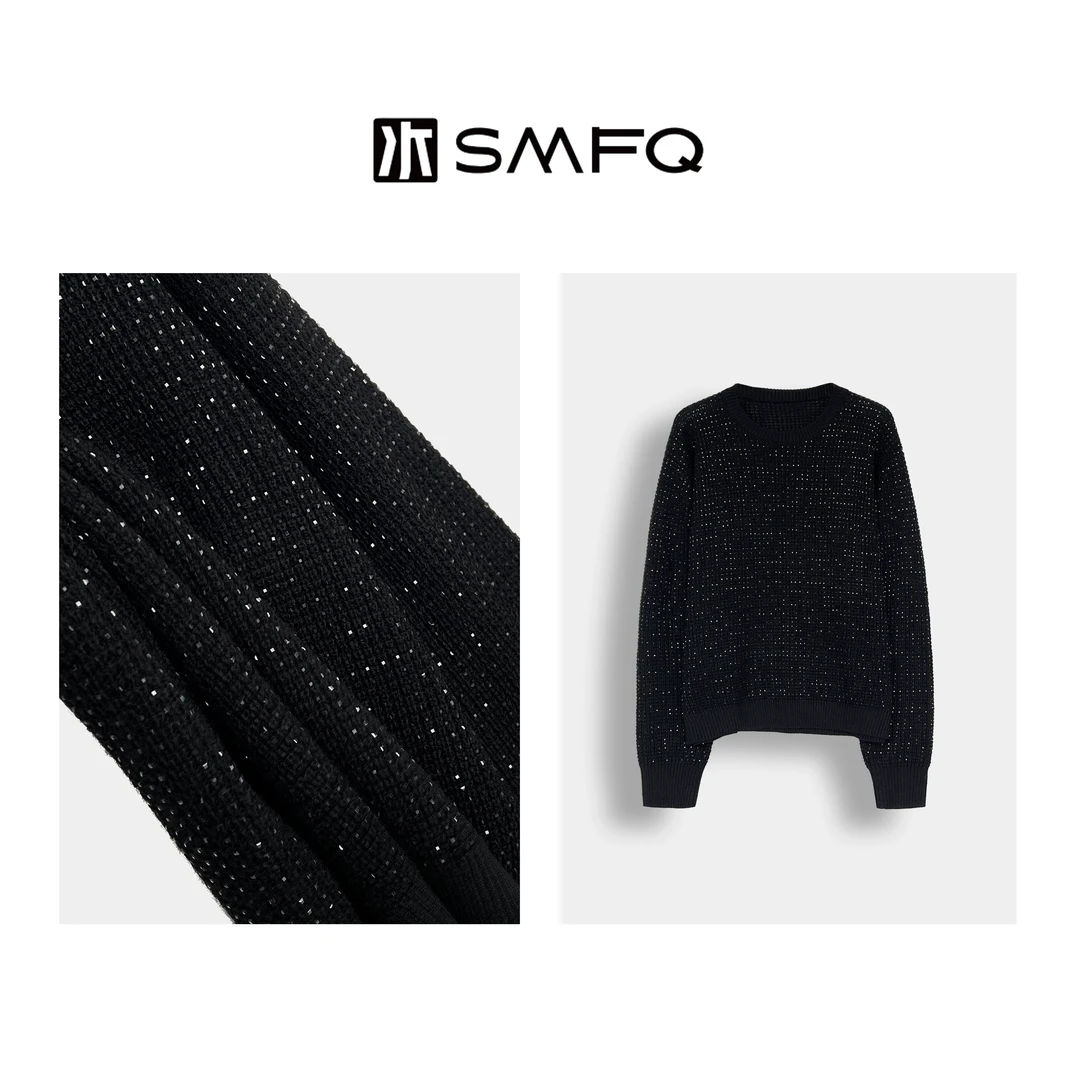 水木夫妻“节日艺术品”亲肤不扎美利奴羊毛星空毛衣！