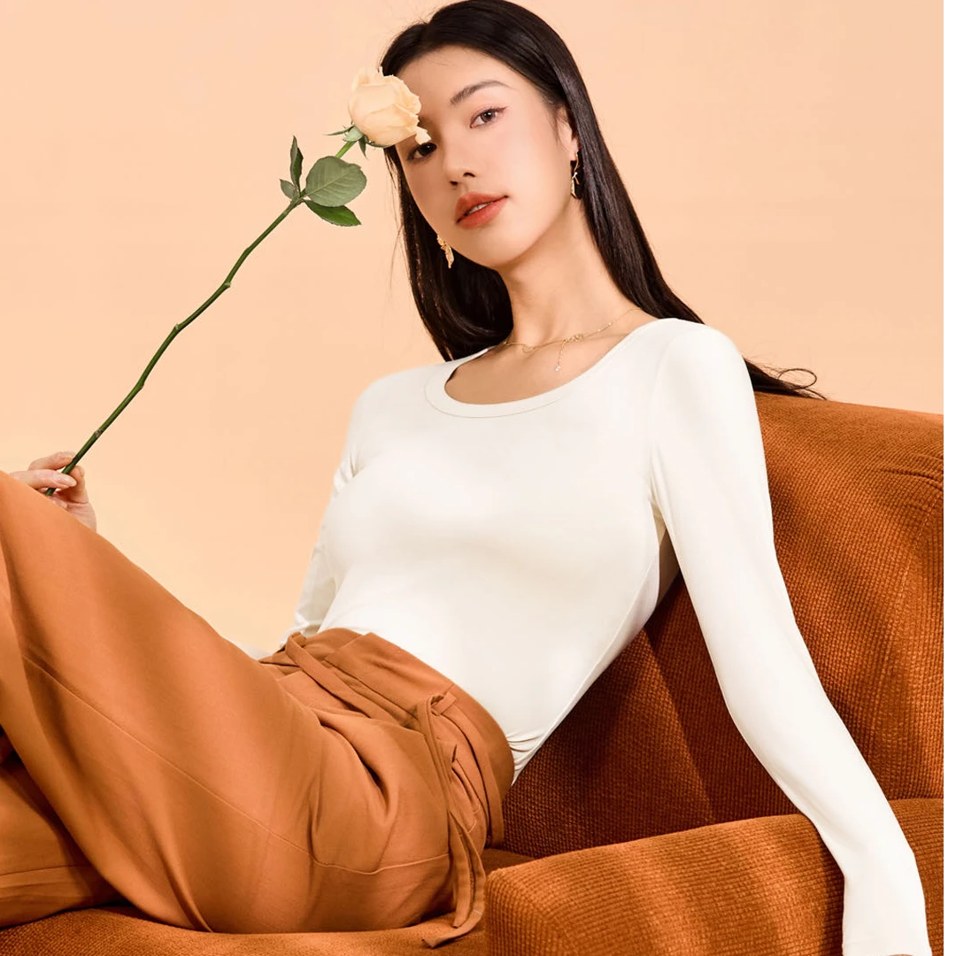 秋季女士芦荟秘密-润肤保湿圆领打底衣