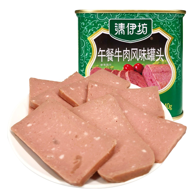 双汇双汇清伊坊清真午餐牛肉风味罐头340g火锅配餐涮锅煎炸更佳