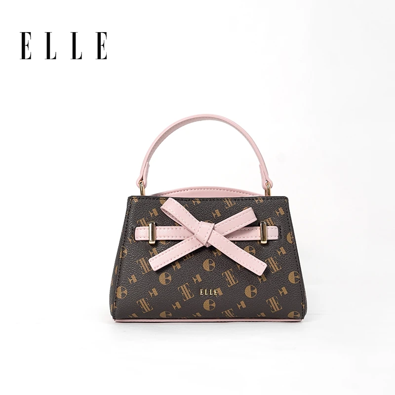 ELLE24新款夏季限定凯莉包百搭手提斜挎包包轻奢46323