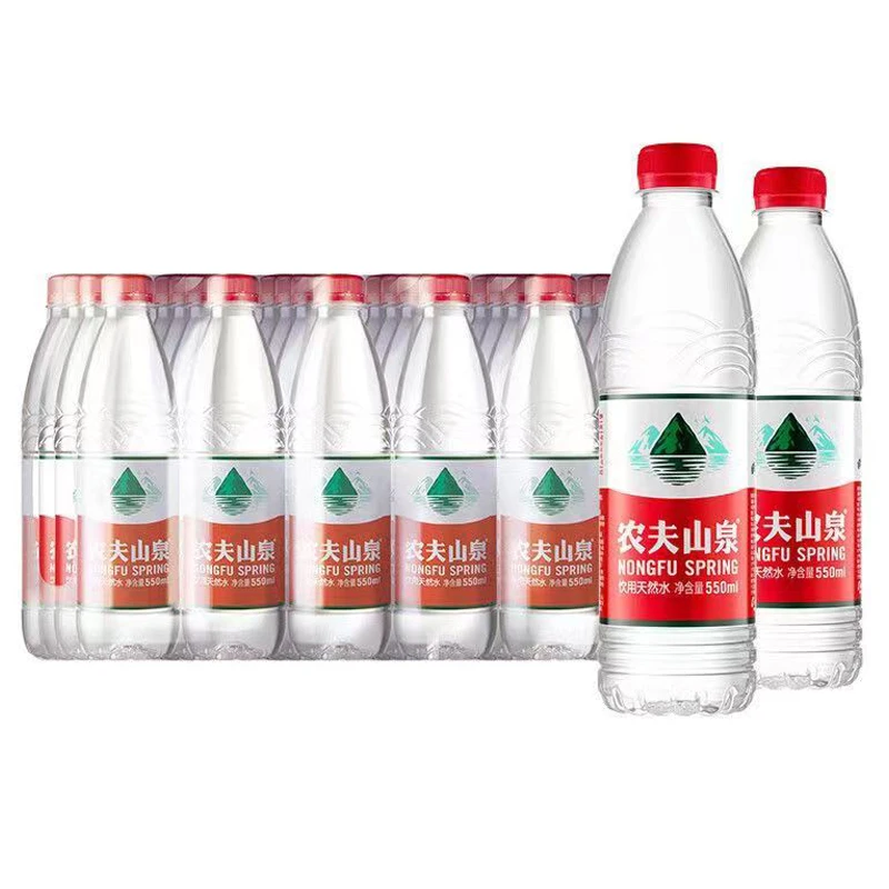 农夫山泉饮用天然水弱碱性非矿泉水非纯净水整箱550ml24瓶优质装