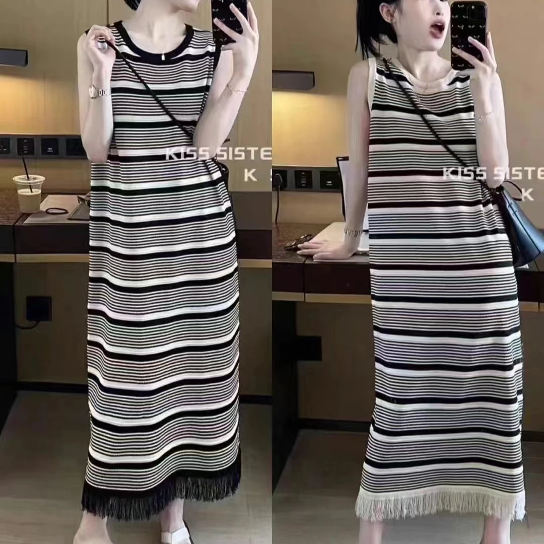 女士必备休闲长裙显瘦时尚夏季