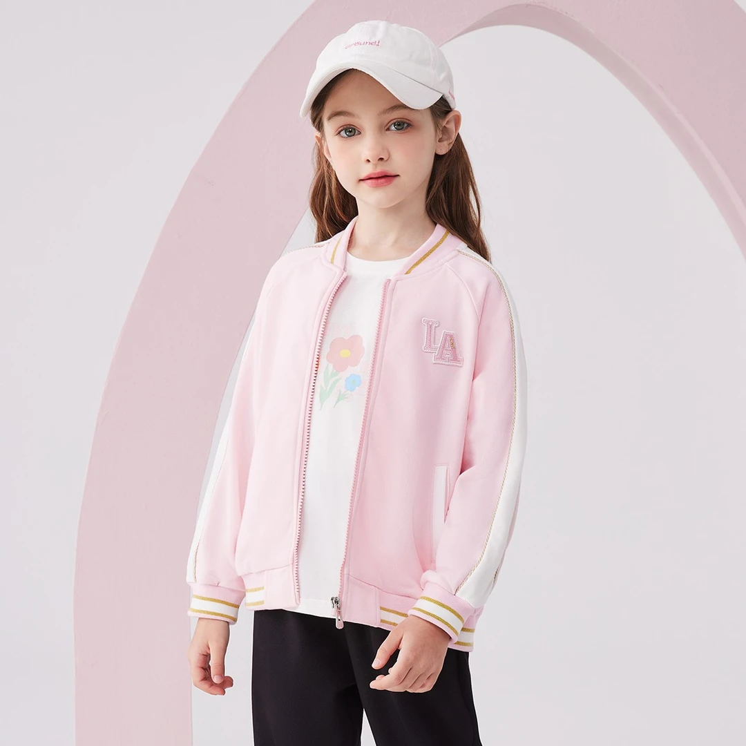LAVI | 【酷甜百搭】22年秋冬新款女童外套棒球服儿童外套MQD旗
