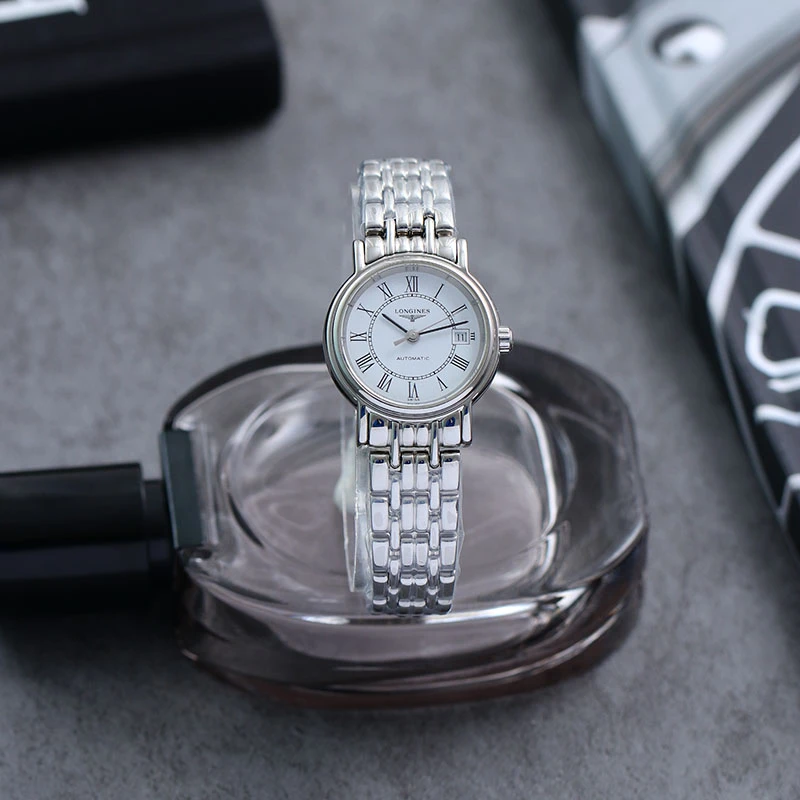 99新 Longines/浪琴 瑰丽系列25.5mm自动机械女表L4.321.4.11.6