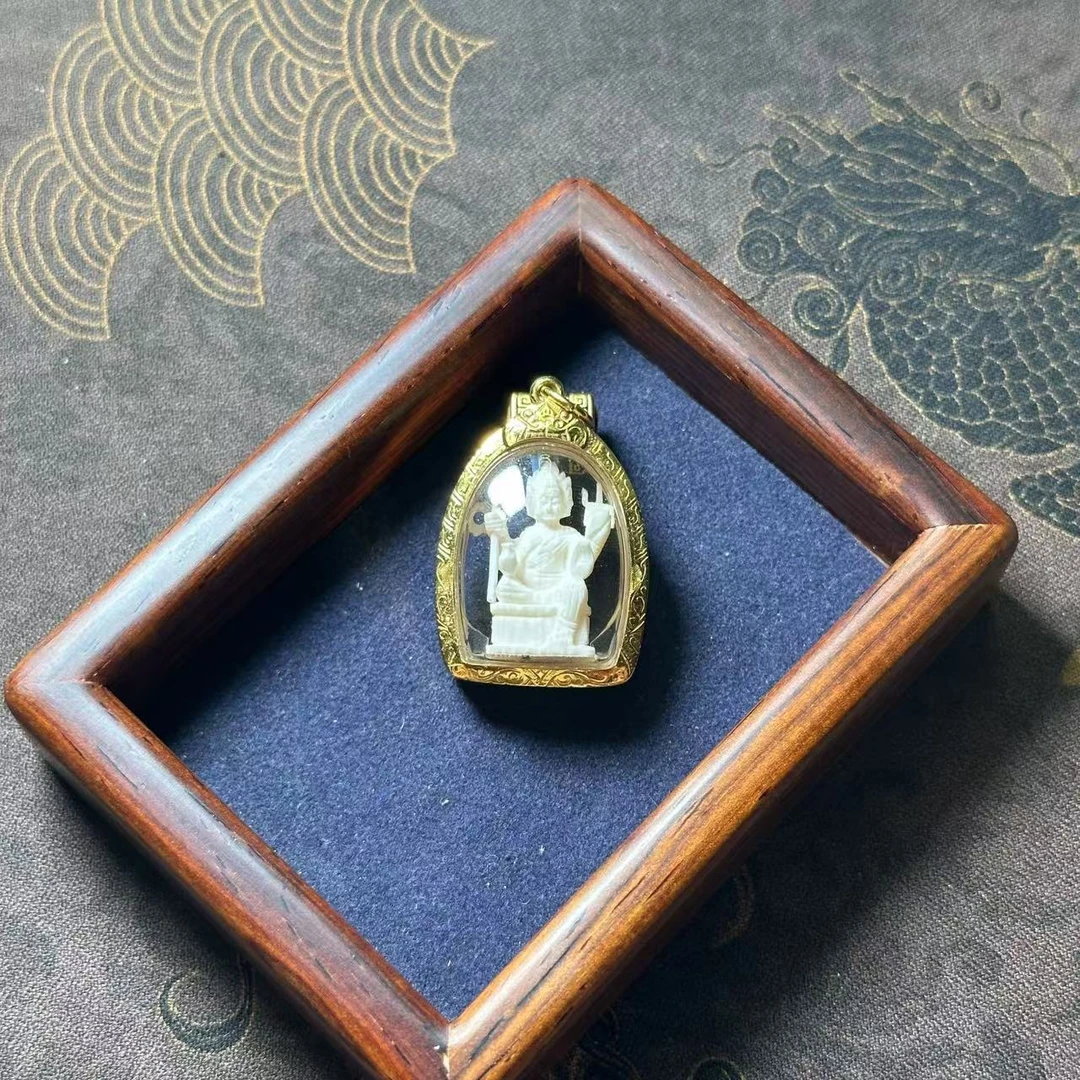 龙婆禅南 2546年四面手刻版本【图鉴原尊】泰国特色手工艺品