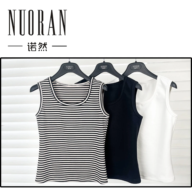 内搭新款百搭时尚运动白色吊带背心健身瑜伽针织打底衫无袖显瘦