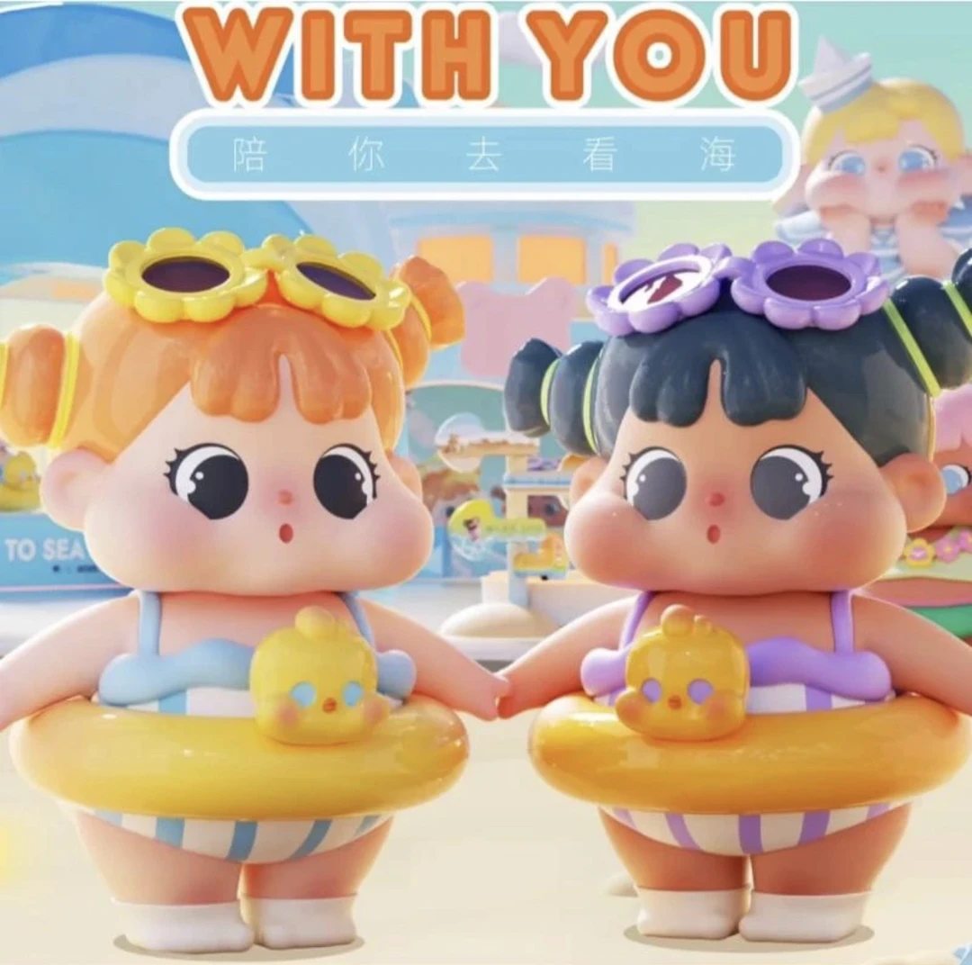 【拆盒】qoqo陪你去看海系列盲盒潮玩手办摆件