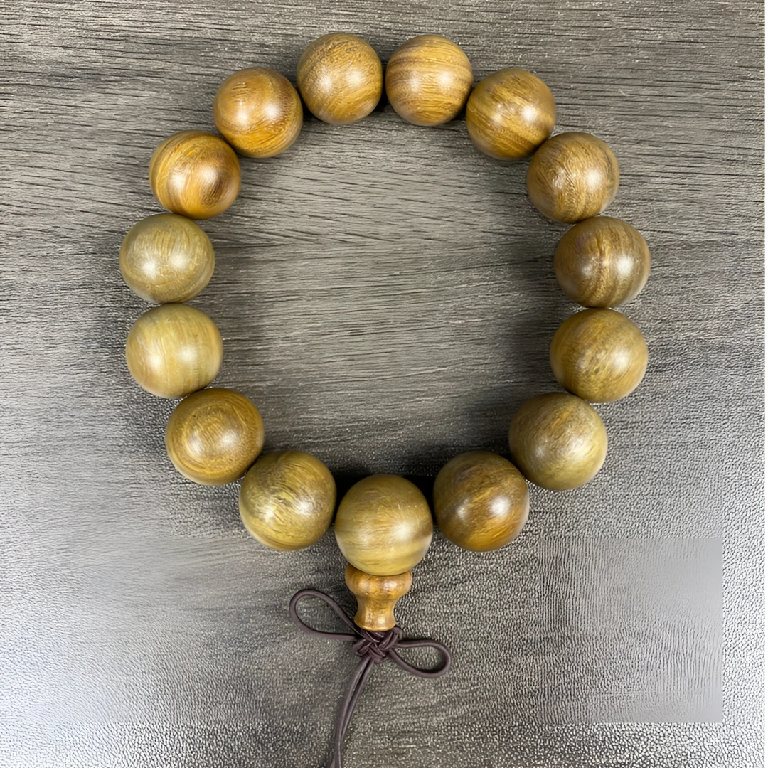 A22绿檀卡1.5单圈手串（木质类手串沾水不退）