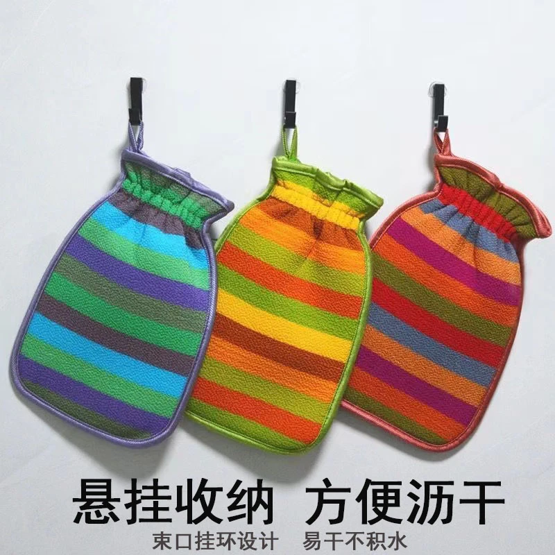 强力搓澡巾女男搓澡神器去污搓泥澡巾双面洗澡巾成人搓澡手套沐浴