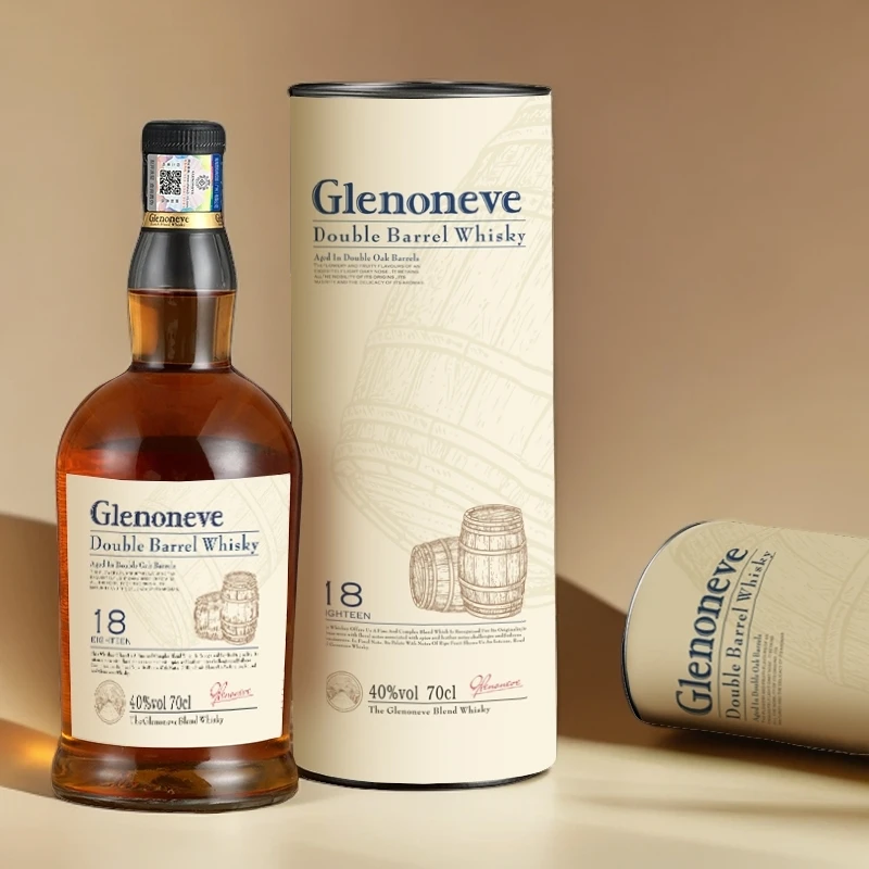 【官方正品】英国进口格兰尼维18双桶威士忌40度700ML礼盒礼袋