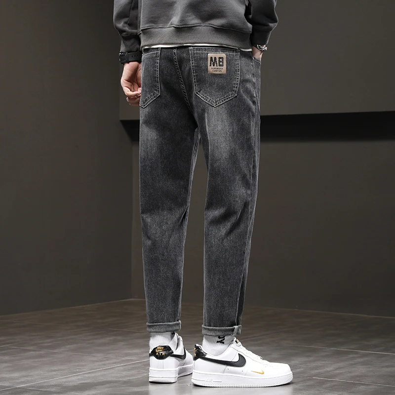 新塘牛仔裤男春夏款宽松直筒2025新款男士修身百搭休闲长裤子青年