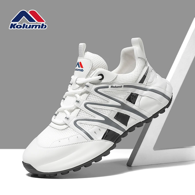 kolumb/哥仑步夏季透气运动鞋网面鞋新款软底男士休闲鞋皮鞋 男鞋