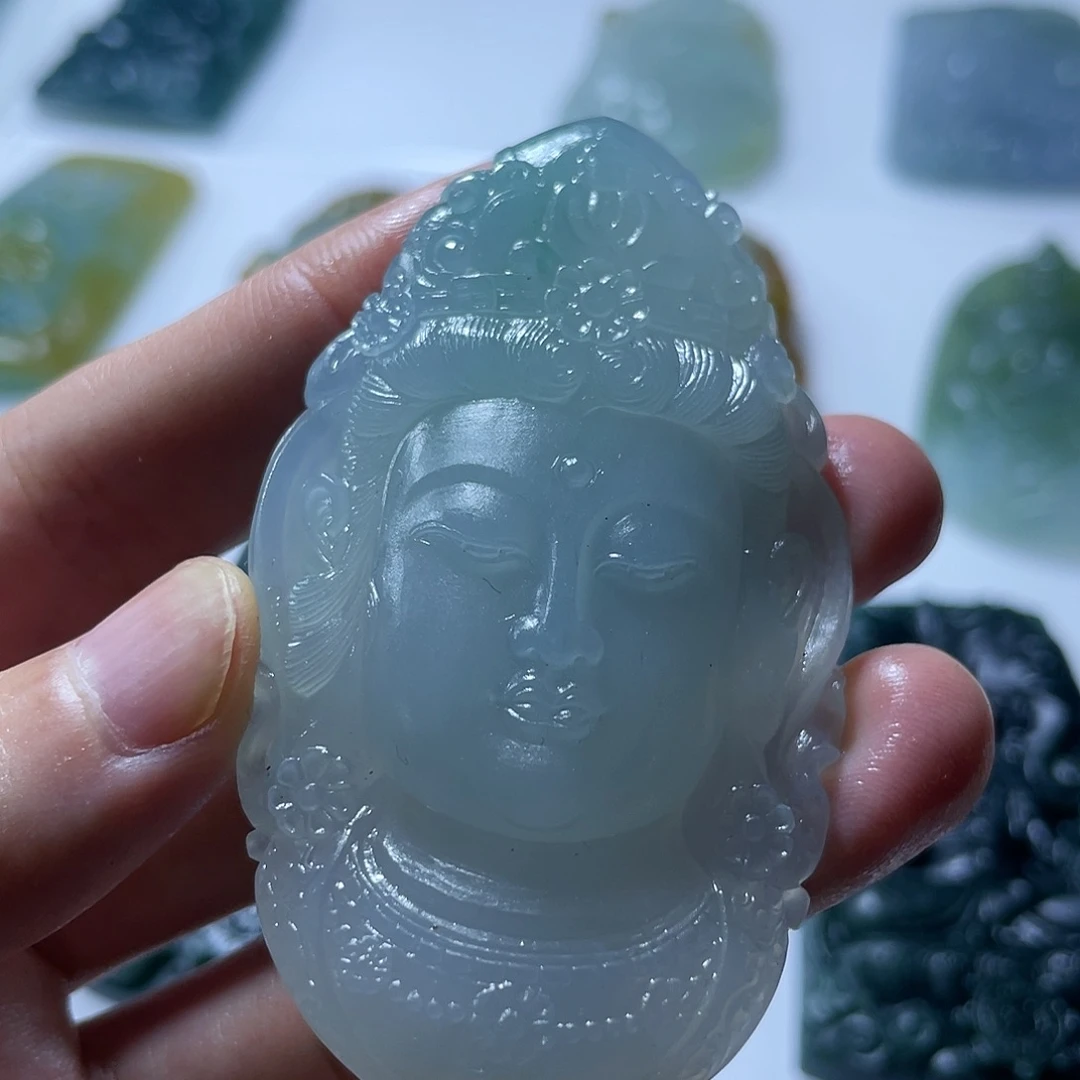 定制翡翠未镶嵌挂件