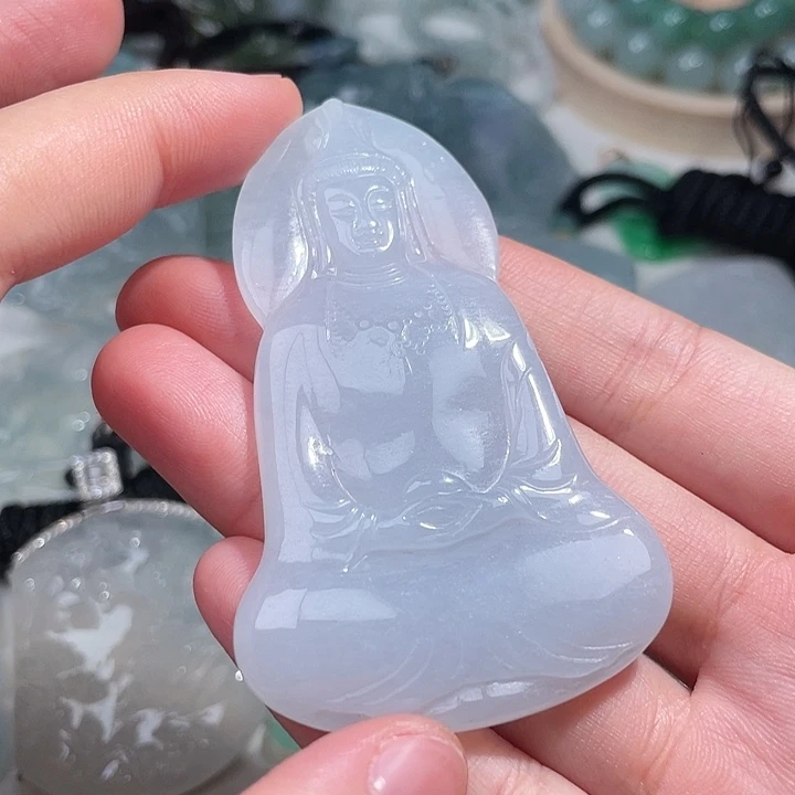 翡翠颈饰未镶嵌挂件