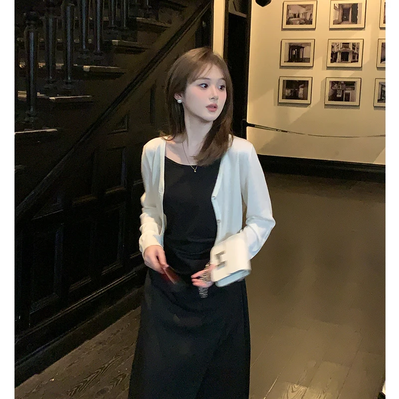 FUGUI RICH 现货【春游搭配】小个子毛衣开衫百搭毛衫 26241MZS1803