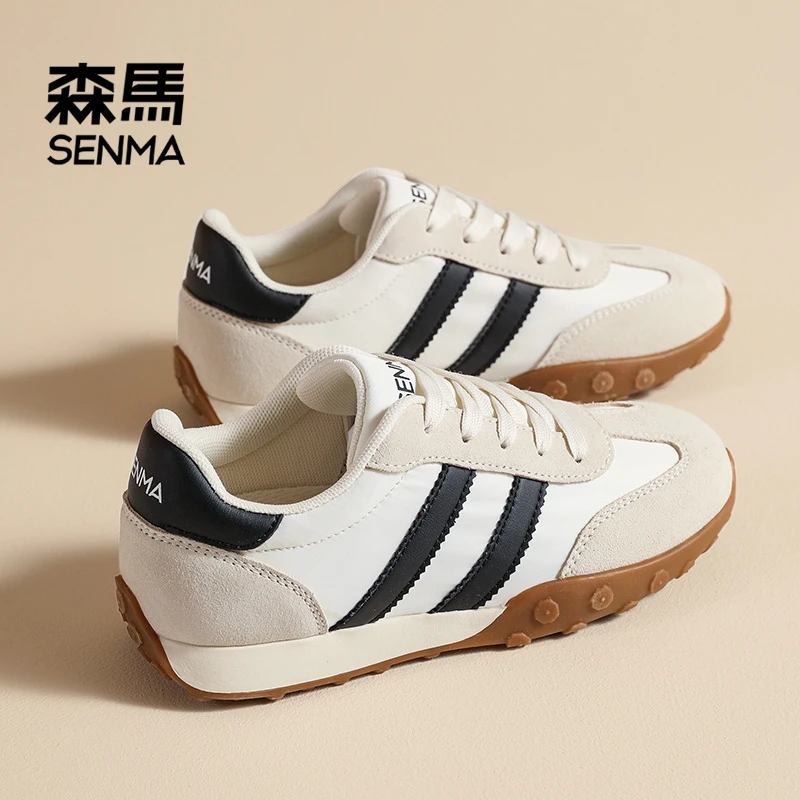 森马春季女鞋透气休闲时尚百搭潮流学生跑步潮鞋耐磨舒适德训鞋女