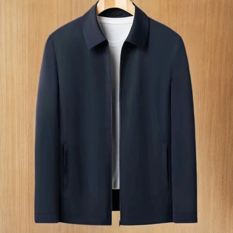 男士秋冬夹克外套春秋款翻领