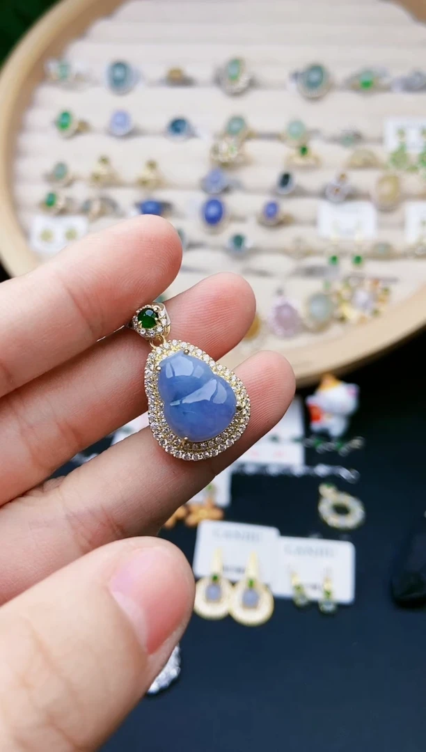 【闪购商品】翡翠颈饰银S925镶嵌11111111