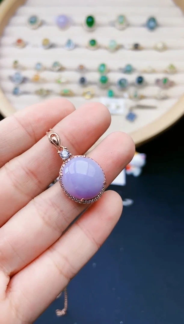 【闪购商品】翡翠颈饰银S925镶嵌111111