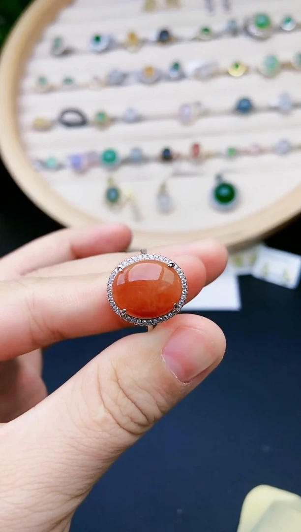 【闪购商品】翡翠戒指银S925镶嵌1515511