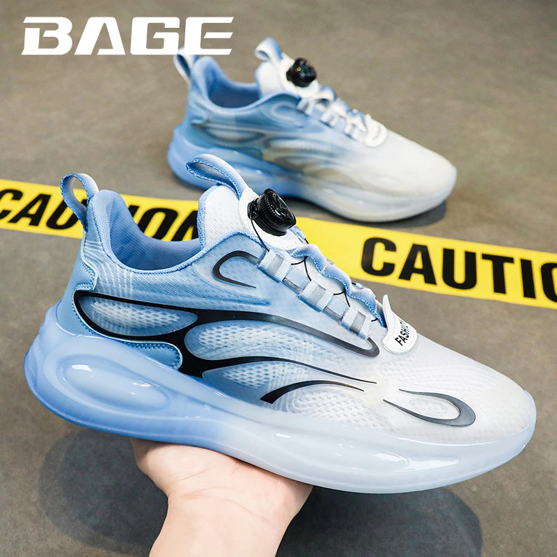 八哥莆田爆米花椰子男鞋夏季透气男士防臭网鞋运动男款增高老爹鞋