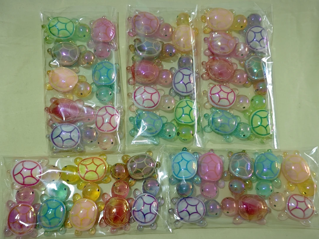 电镀夜光小乌龟树脂摆件