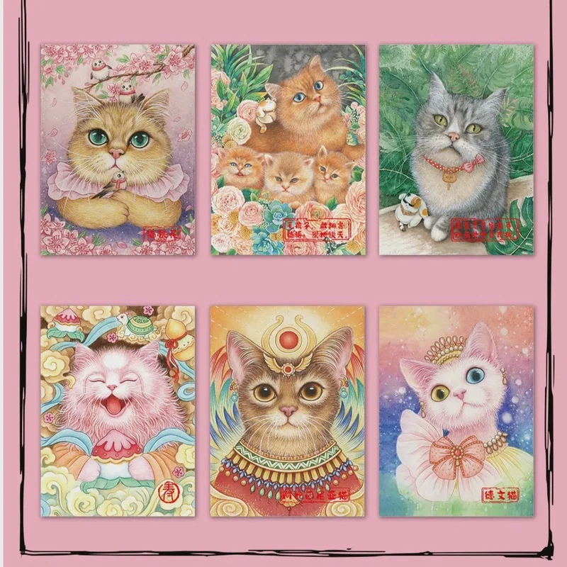 【拆盒】猫の朋友 库卡森猫猫正版原创收藏卡牌盲盒（代拆）