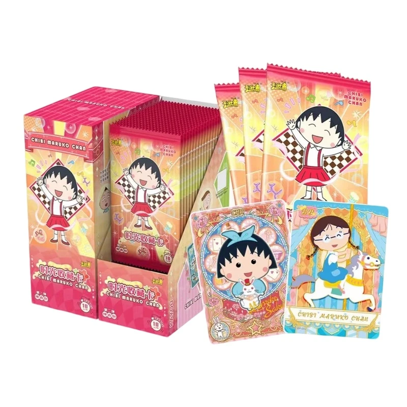 [整盒]【樱桃小丸子2弹】 纯真包 时光收藏卡牌默认代拆