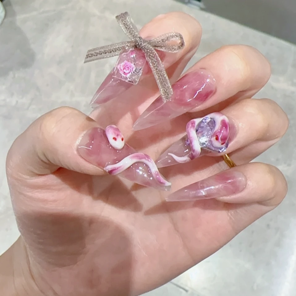 【下单备注编码】手工穿戴甲，默认微瑕