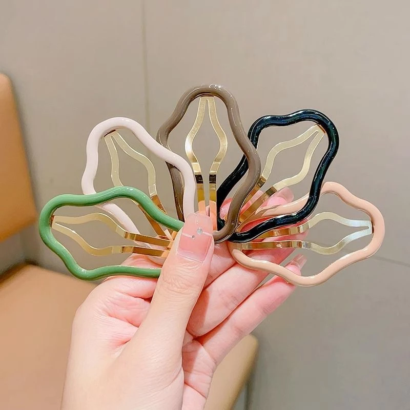 状碎发BB夹云朵状ins发饰发卡头饰网红爆款抓夹碎发甜美盘发神器