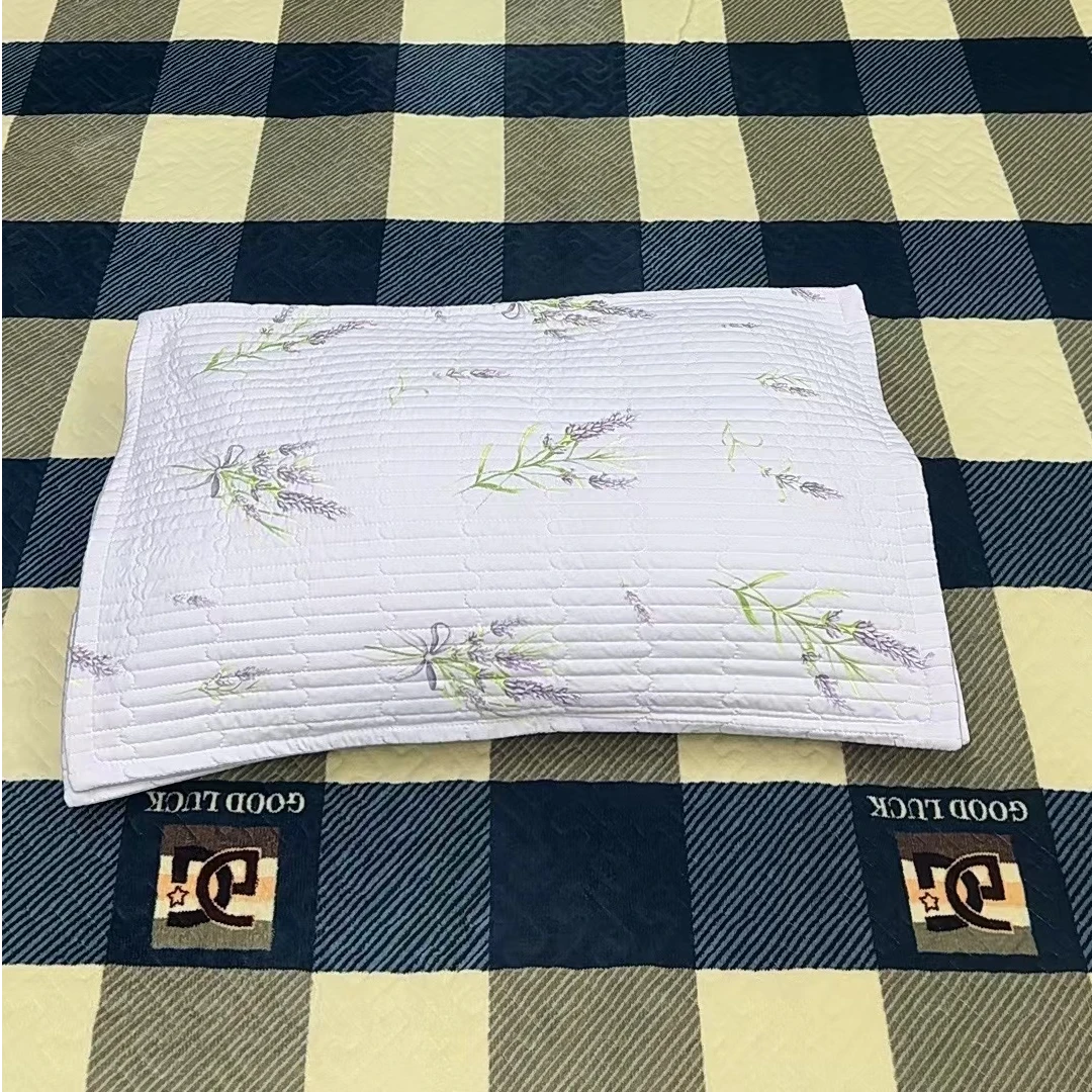 50*70 紫色薰衣草枕套一对《薰衣草紫》