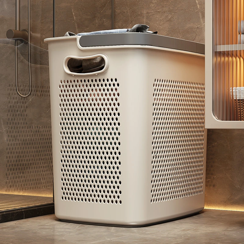 浴室脏衣篓超大号家用卫生间收纳篮衣服整理蓝厕所高颜值洗衣篮子