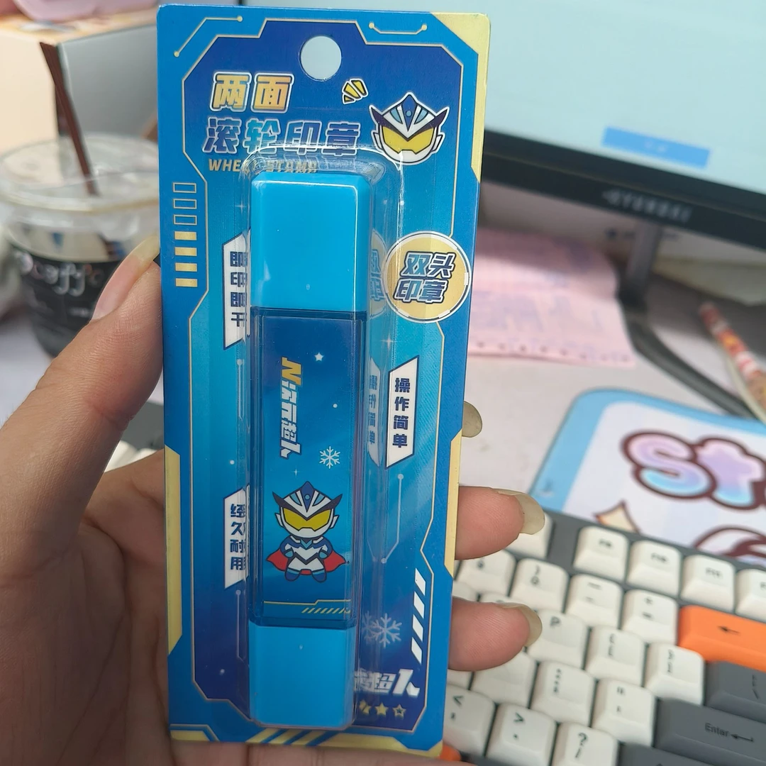 N次元超人双面滚轮印章