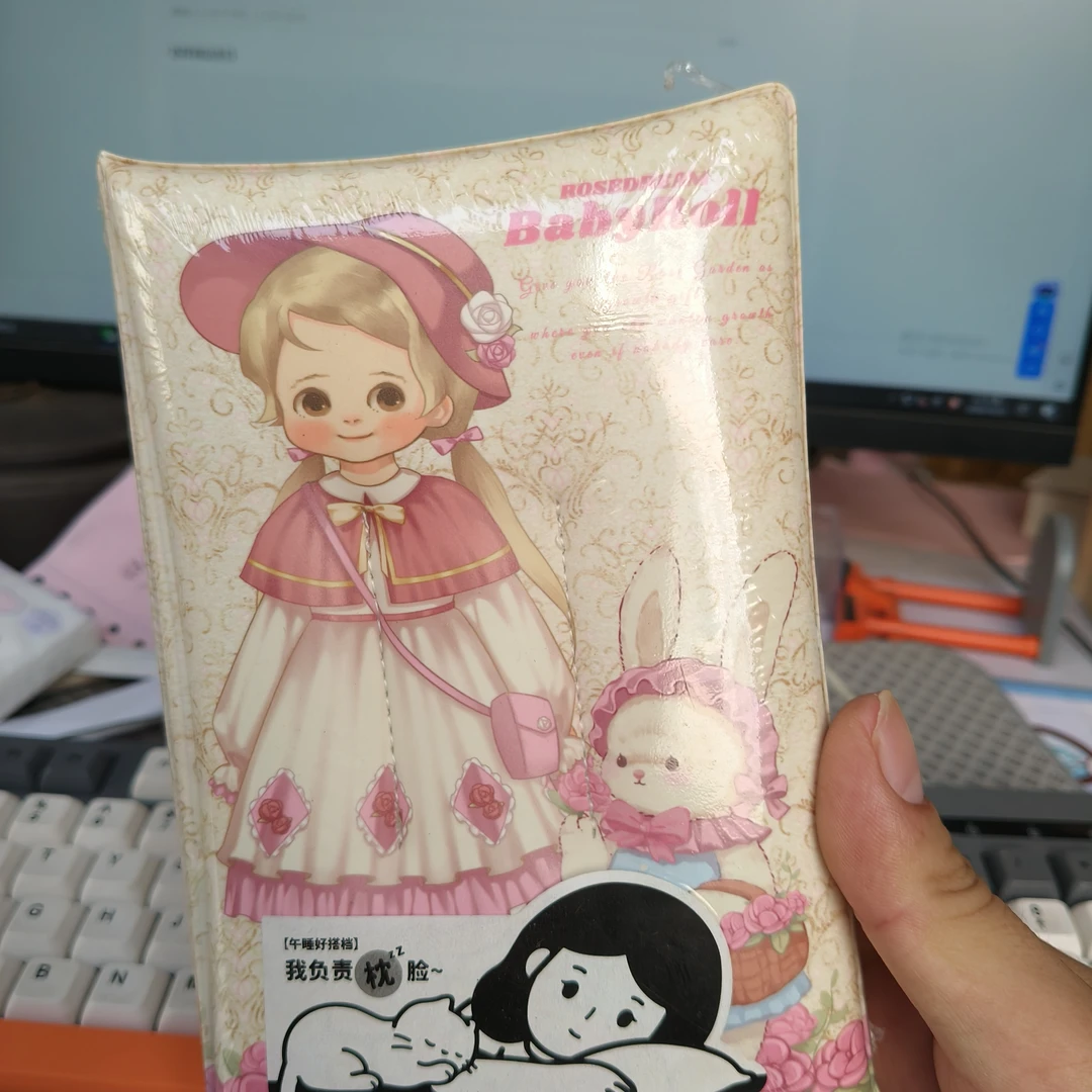 午睡减压本A5蛋卷妹妹玫瑰