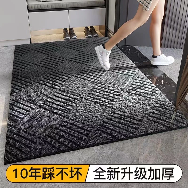 家用高档入户门垫加厚菱形纹地垫吸水防滑耐磨除尘环保无味可裁剪