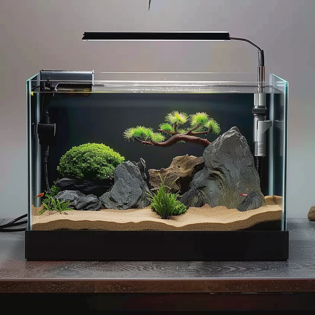 无品牌20-25方缸骨架天然沉木水族草缸南美造假