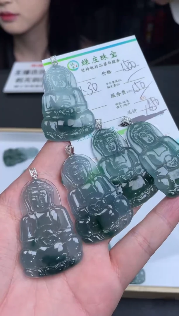【闪购商品】定制翡翠18K金镶嵌-00298318-多样性发其一