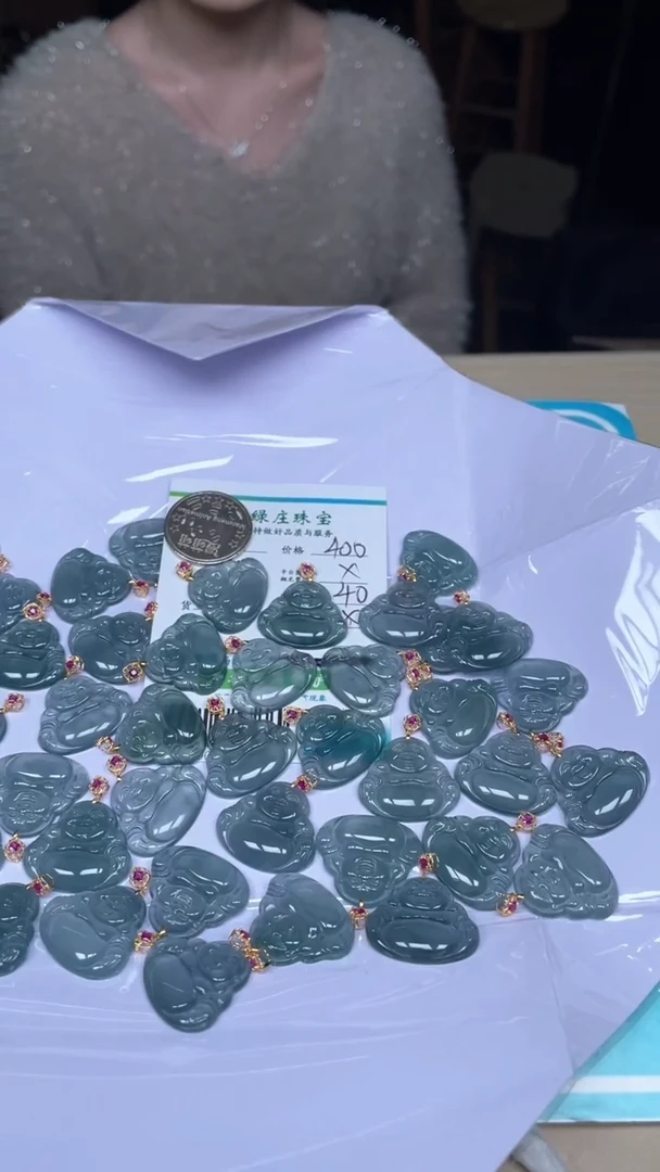 【闪购商品】定制翡翠18K金镶嵌-00230198-多样性发货镶18K
