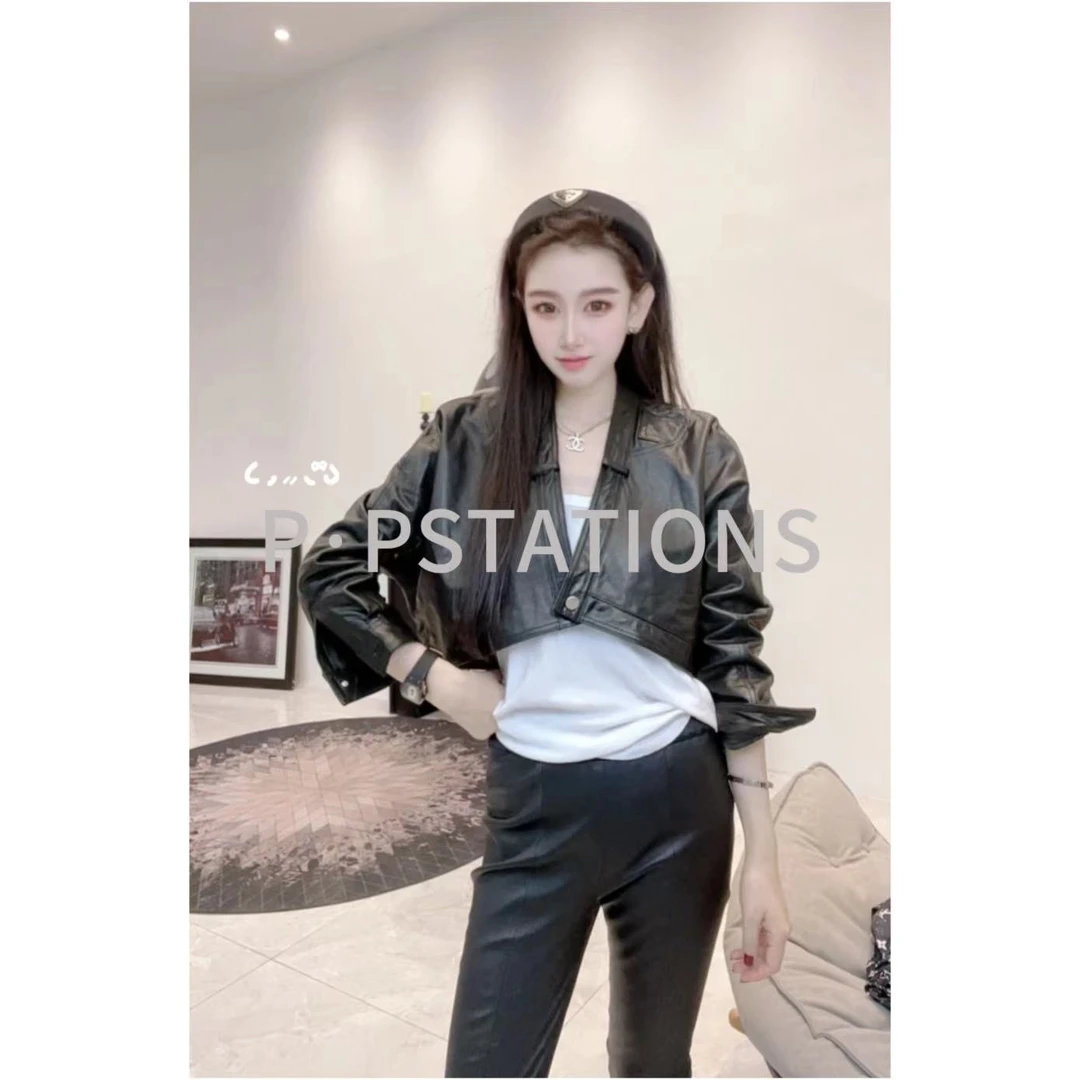 PP 2025｜迟来的爱 海宁绵羊皮真皮女外套柔软23385