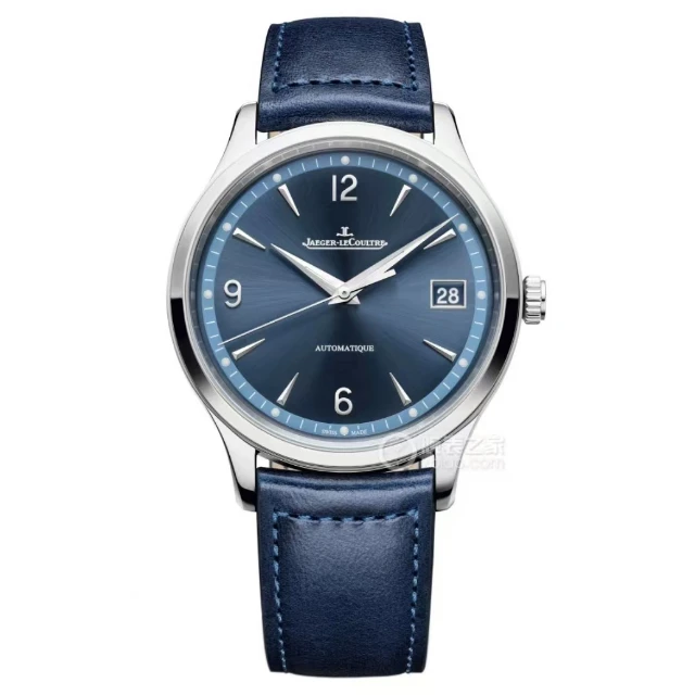 99新 Jaeger-LeCoultre/积家 大师系列/男士/蓝色/生活防水/气质