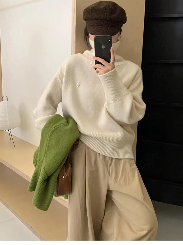 默认瑕疵款简约时尚女装针织毛衣（1071-1080）