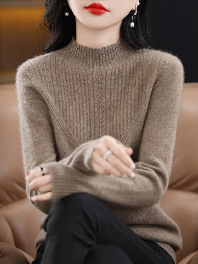 默认瑕疵款简约时尚女装针织毛衣（221-230）