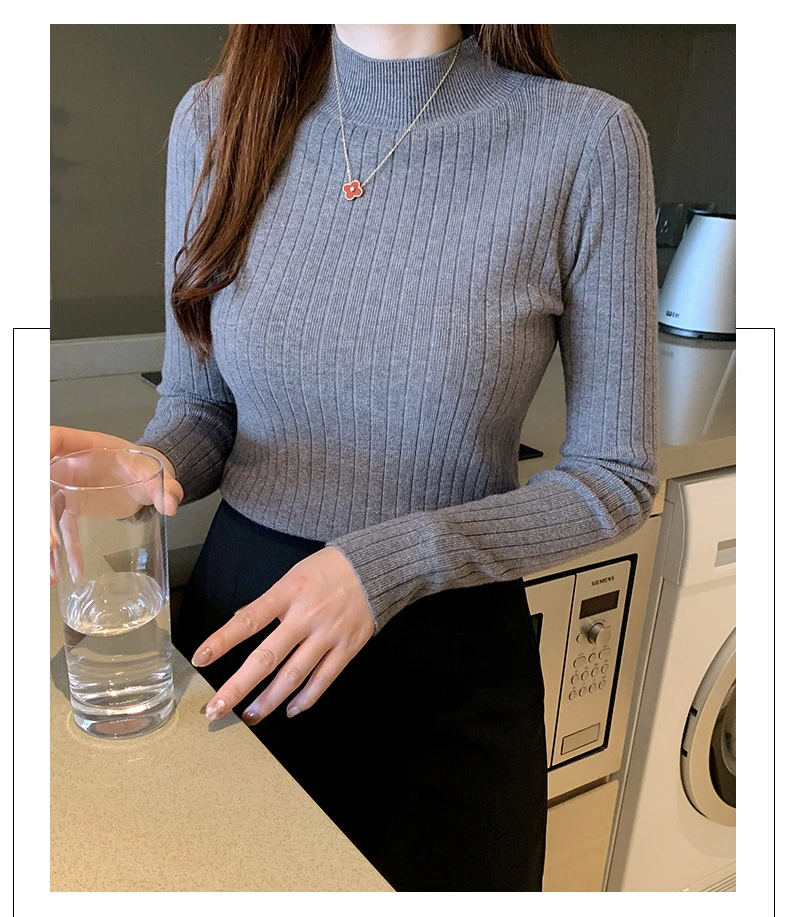 默认瑕疵款简约时尚女装针织毛衣（961-970）