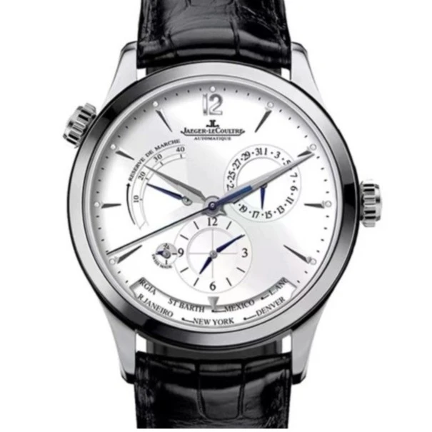 99新 Jaeger-LeCoultre/积家 地理大师1428421/精钢39mm/二手单表