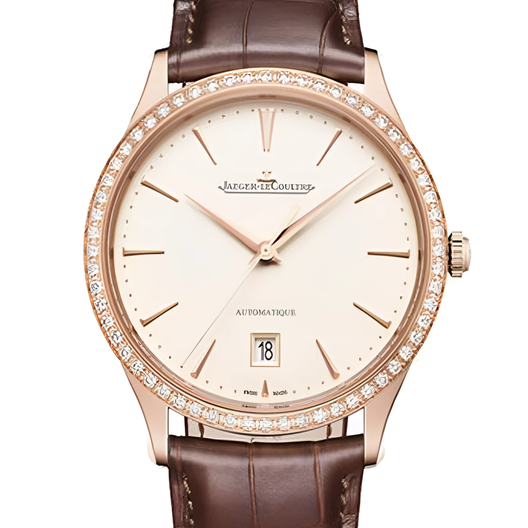 99新 Jaeger-LeCoultre/积家 大师1232501/玫瑰金原钻表/24年全套