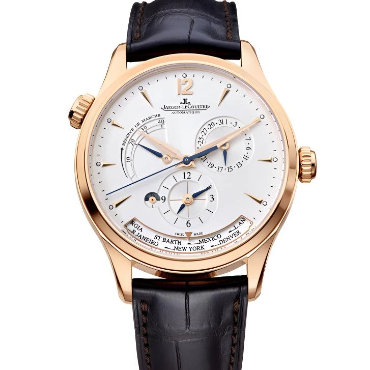 95新 Jaeger-LeCoultre/积家 地理大师1422421折叠扣39mm二手单表