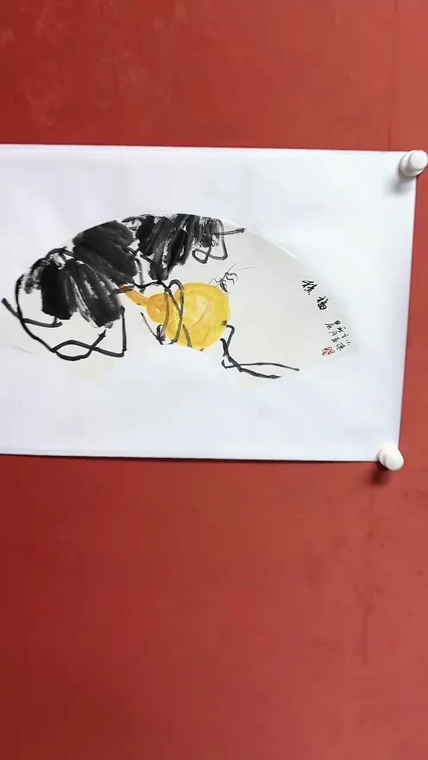 【闪购商品】 陈玉平  扇面 花鸟画 2平尺