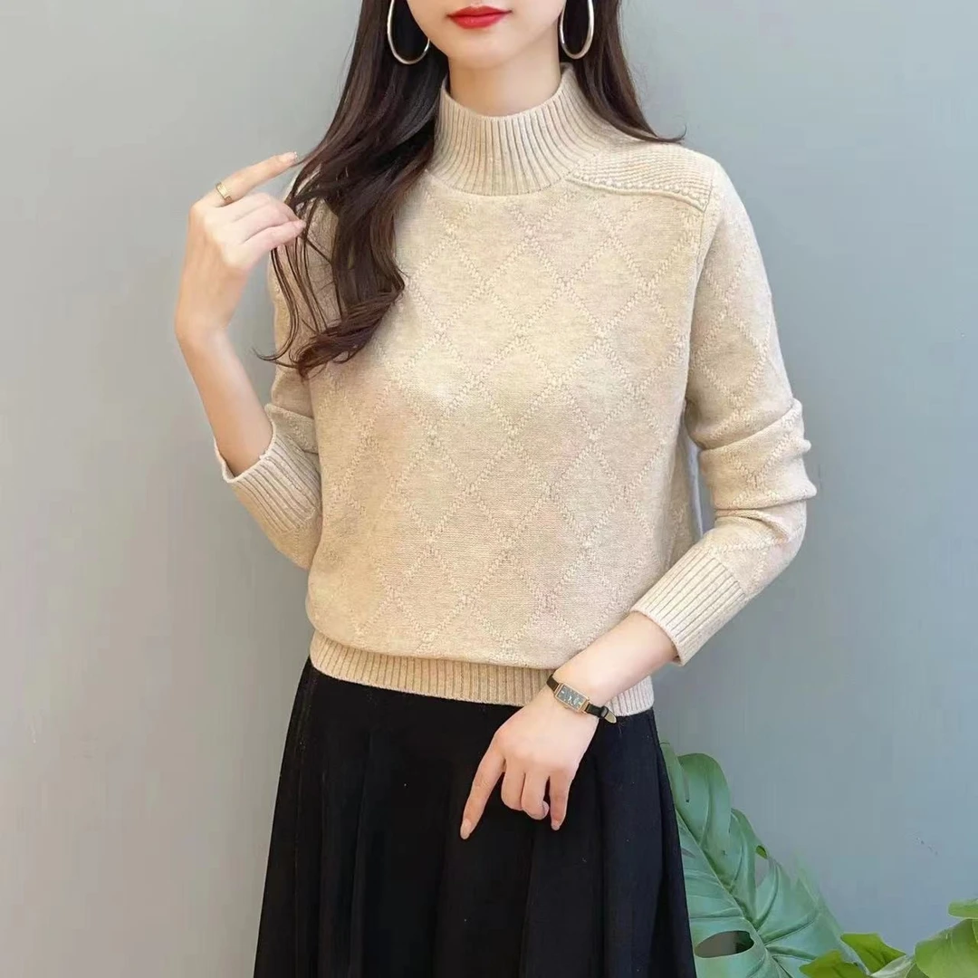 【 含含粉丝专属】加厚高定水钻扣毛衣上衣针织衫长袖时尚